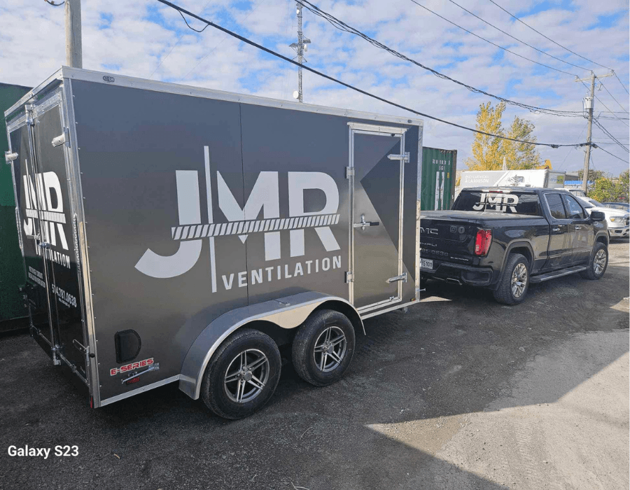 Intervention JMR Ventilation — nettoyage conduits Rive-Nord Montréal